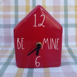 Rae Dunn "Be Mine" Clock
